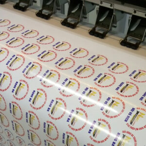 in sticker logo