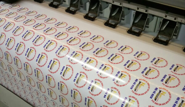 in sticker logo