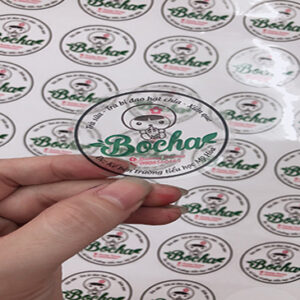 in tem decal trong suốt