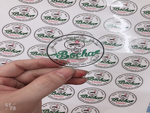 in tem decal trong suốt